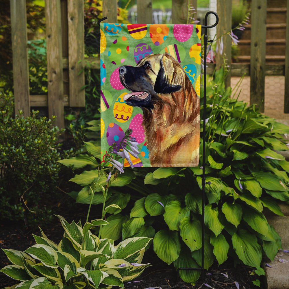 Leonberger Easter Eggtravaganza Garden Flag Mailbox Decorative Yard Banner Outside Patio Artwork for Flower Beds, Garden Size, Multicolor