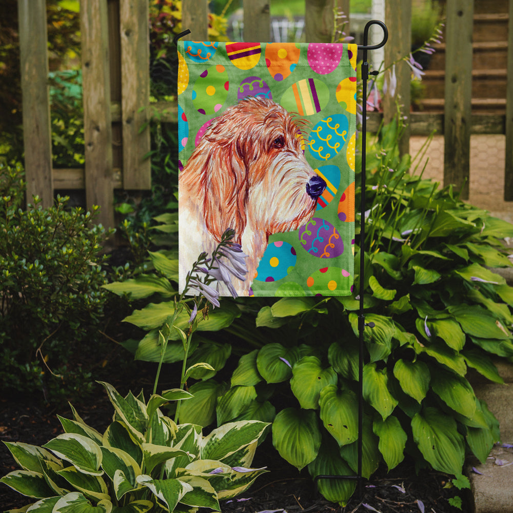 Petit Basset Griffon Vendeen Easter Eggtravaganza Garden Flag Mailbox Decorative Yard Banner Outside Patio Artwork for Flower Beds, Garden Size, Multicolor