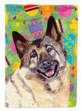 Norwegian Elkhound Easter Eggtravaganza Garden Flag Mailbox Decorative Yard Banner Outside Patio Artwork for Flower Beds, Garden Size, Multicolor