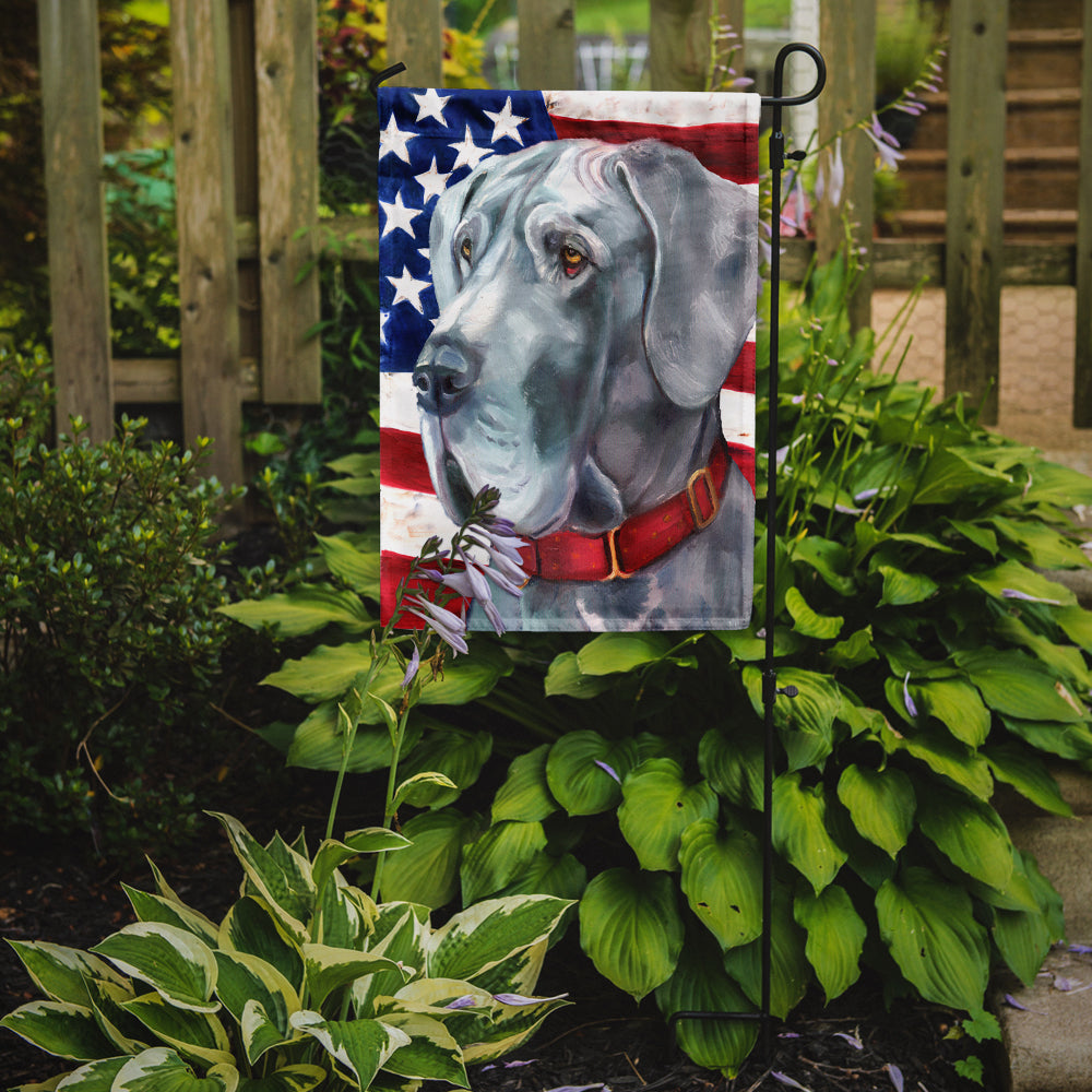 Great Dane USA Patriotic American Flag Garden Flag Mailbox Decorative Yard Banner Outside Patio Artwork for Flower Beds, Garden Size, Multicolor