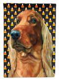 Irish Setter Candy Corn Halloween Garden Flag Mailbox Decorative Yard Banner Outside Patio Artwork for Flower Beds, Garden Size, Multicolor