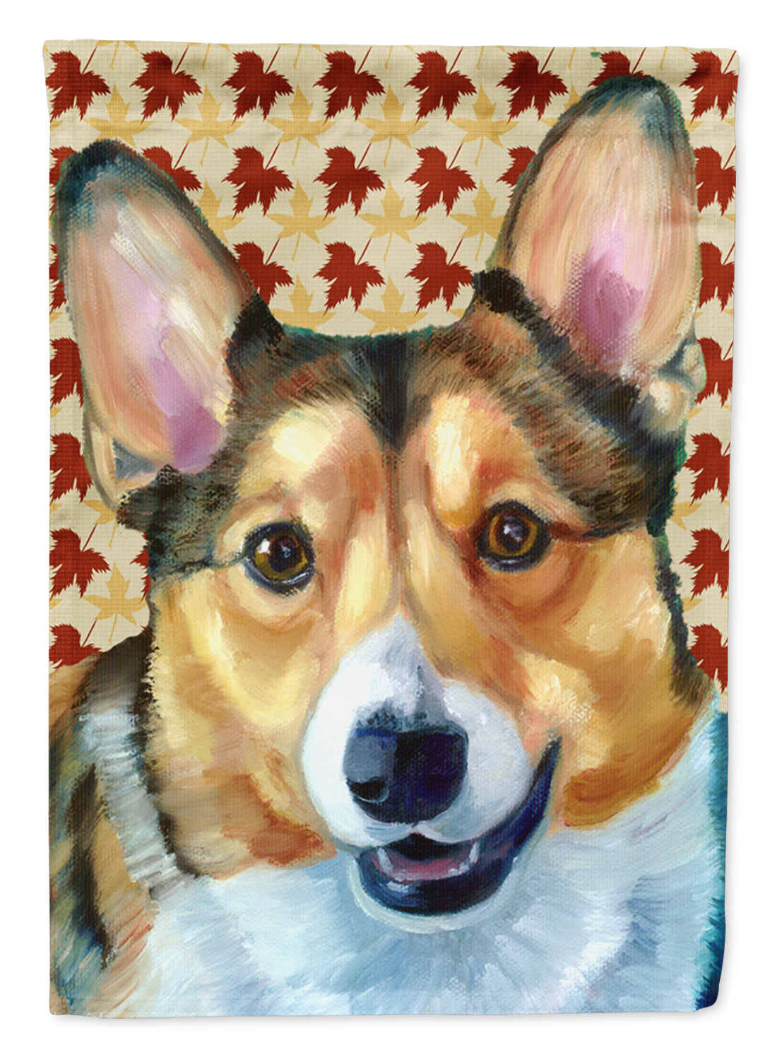 Corgi Fall Leaves Garden Flag Mailbox Decorative Yard Banner Outside Patio Artwork for Flower Beds, Garden Size, Multicolor