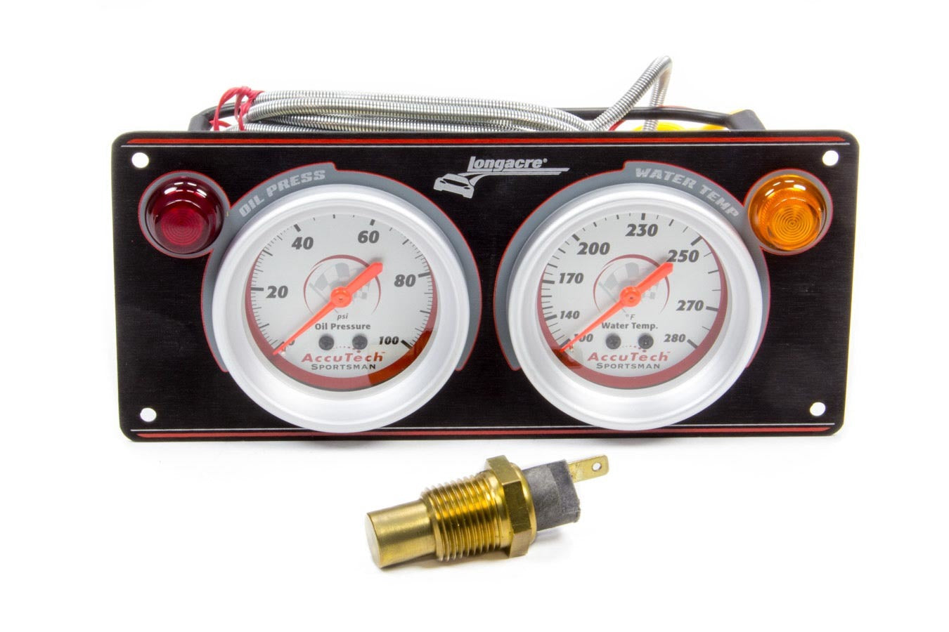 Longacre 2 Gauge Panel Sportsman Black WT/OP 52-44430