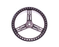 Longacre Streering Wheel 14in Dished Drilled Black 52-56833