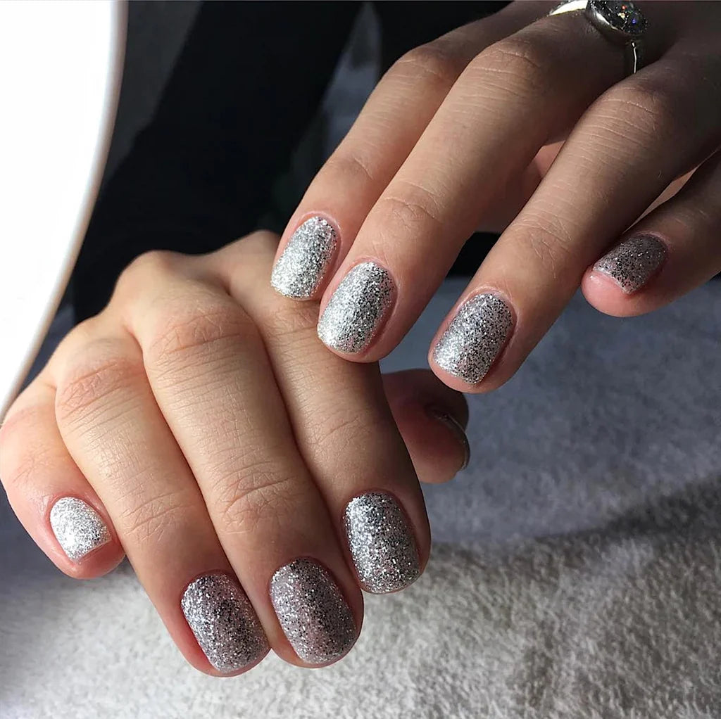 Luxio - Glitter Silver Gel Polish, 15ml