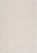 Bahar Cream Washable Area Rug