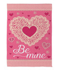 Laced Heart Be Mine 2 Sided Garden Flag