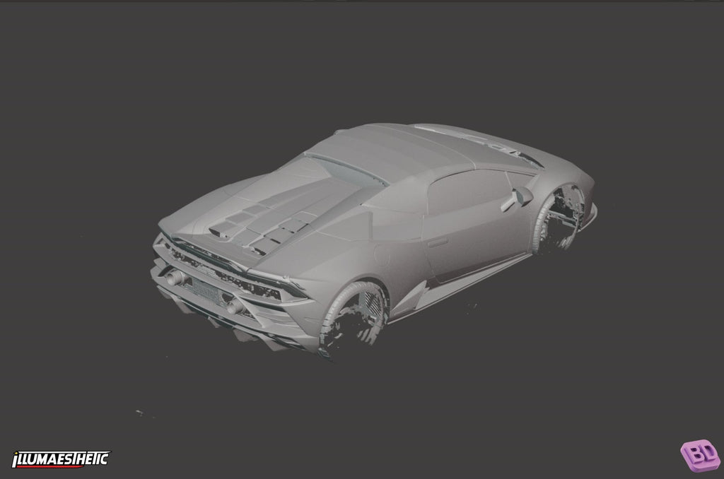 Lamborghini Huracan LP640-4 Evo 3D Scan (2019-2024)