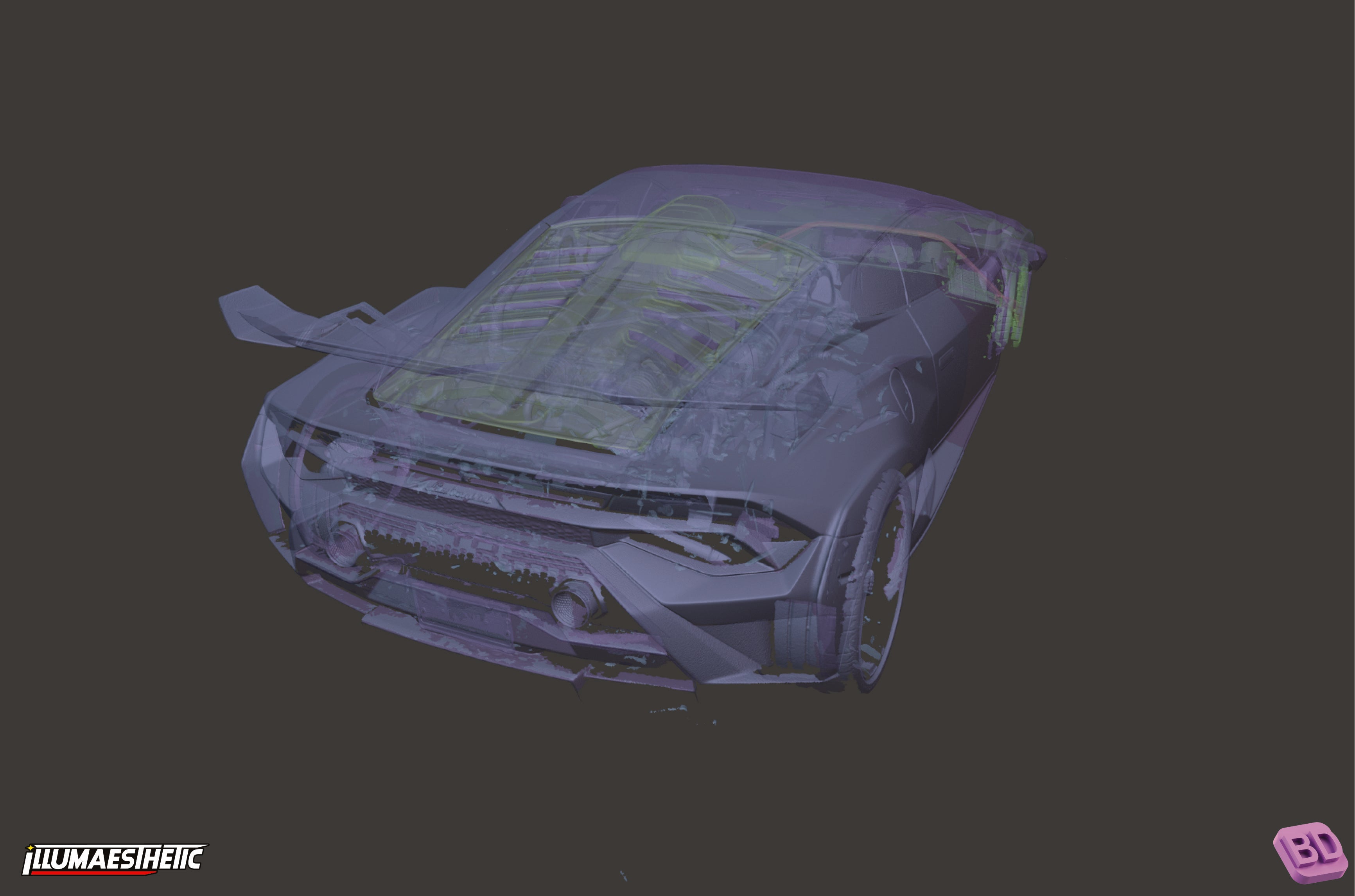 Lamborghini Huracan STO 3D Scan (2021-2024)