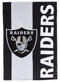 Las Vegas Raiders Garden Flag 2 Sided Applique Logo