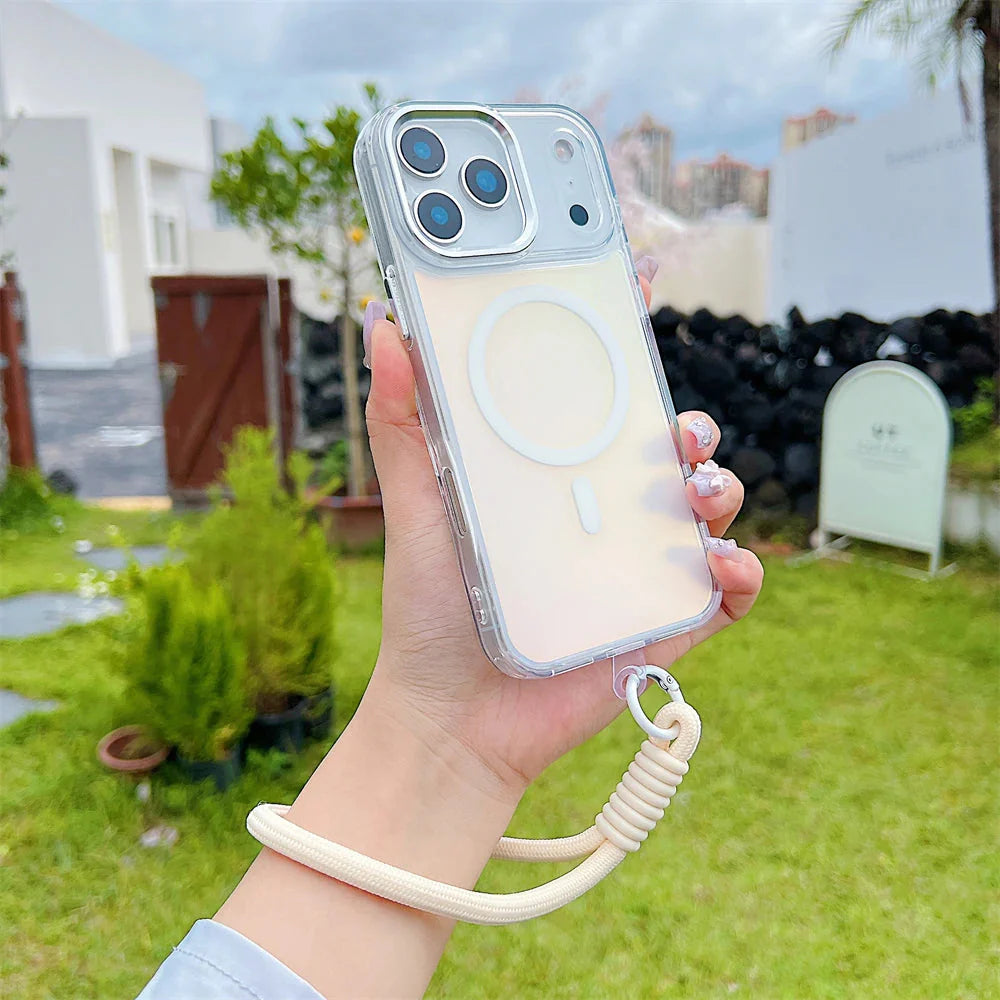 Laser Gradient Magnetic Shockproof Case For iPhone 17.