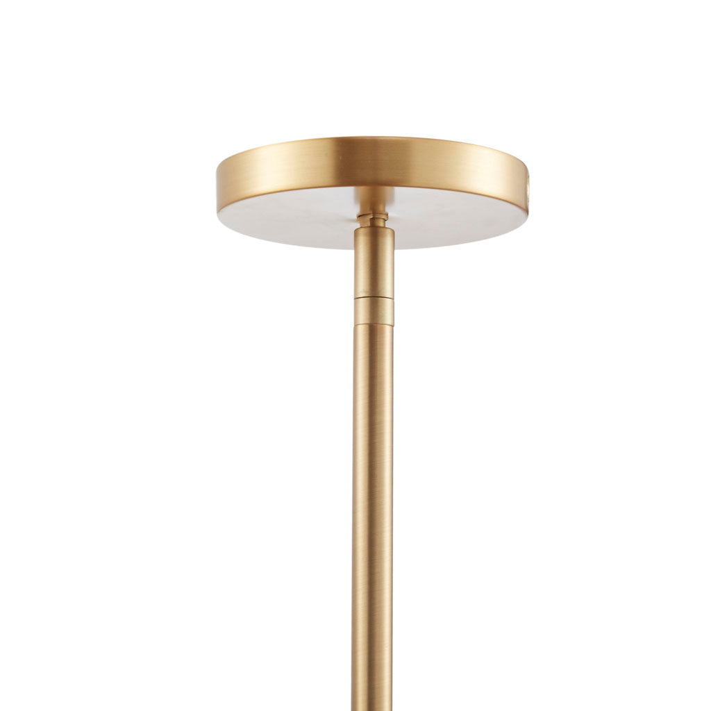 Layered Capiz Shell Chandelier | Coastal Pendant Light with Gold Base — 21" Wide, Dimmable, Dining Room, Living Room & Foyer
