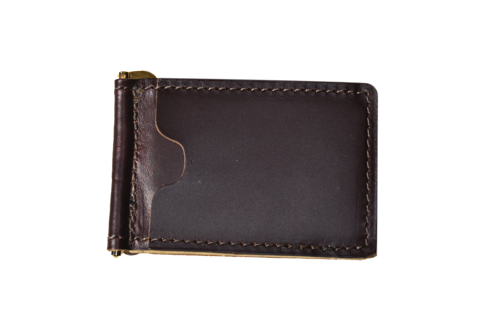 Leather Money Clip and Cardholder