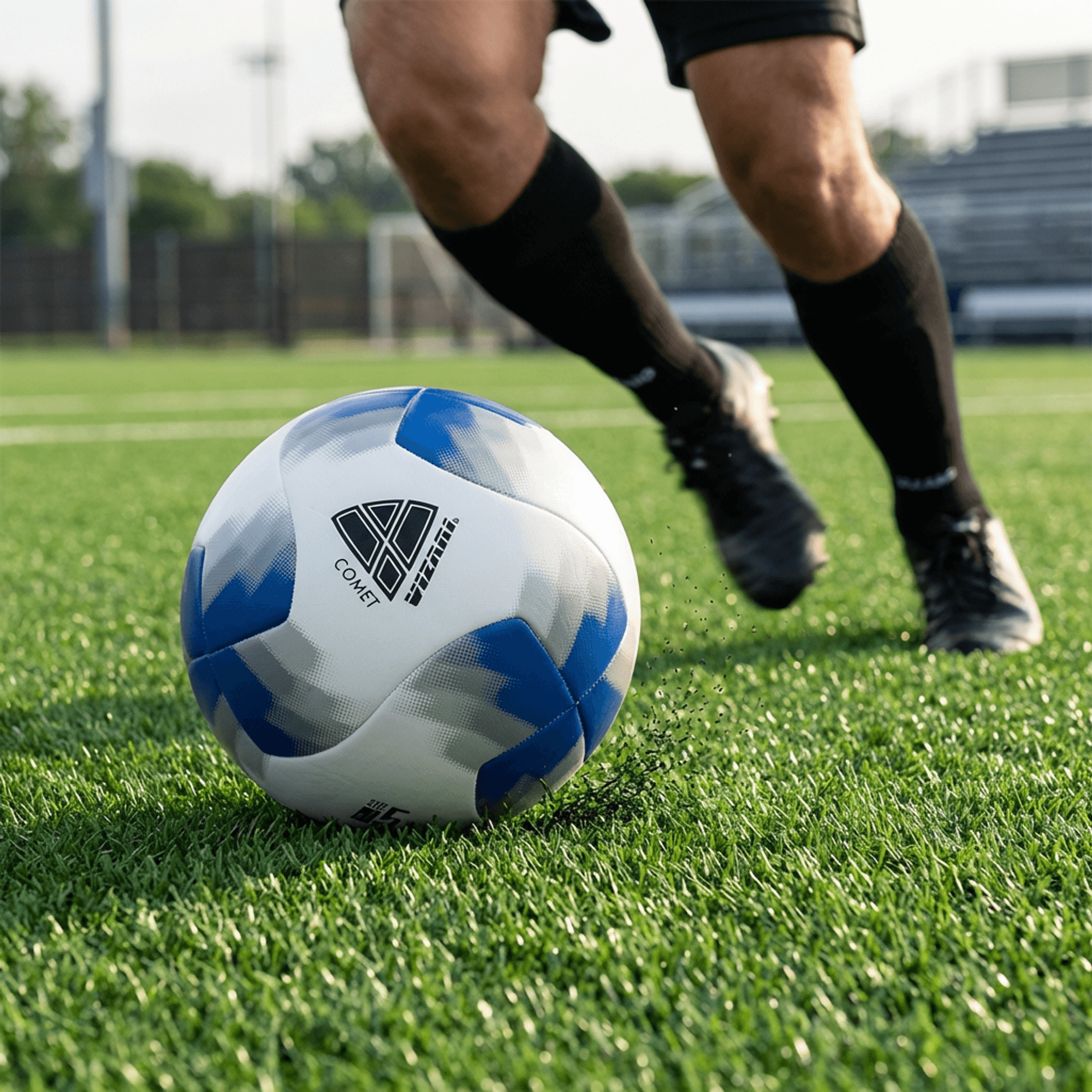Comet Soccer Ball – Blue