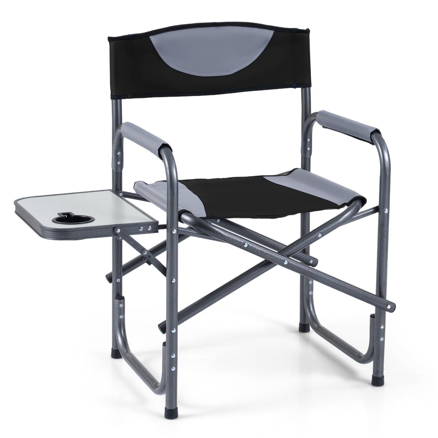 Lightweight Folding Camping Chair with Side Table
