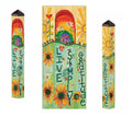 Live With Gratitude Art Pole 40 Inches Tall
