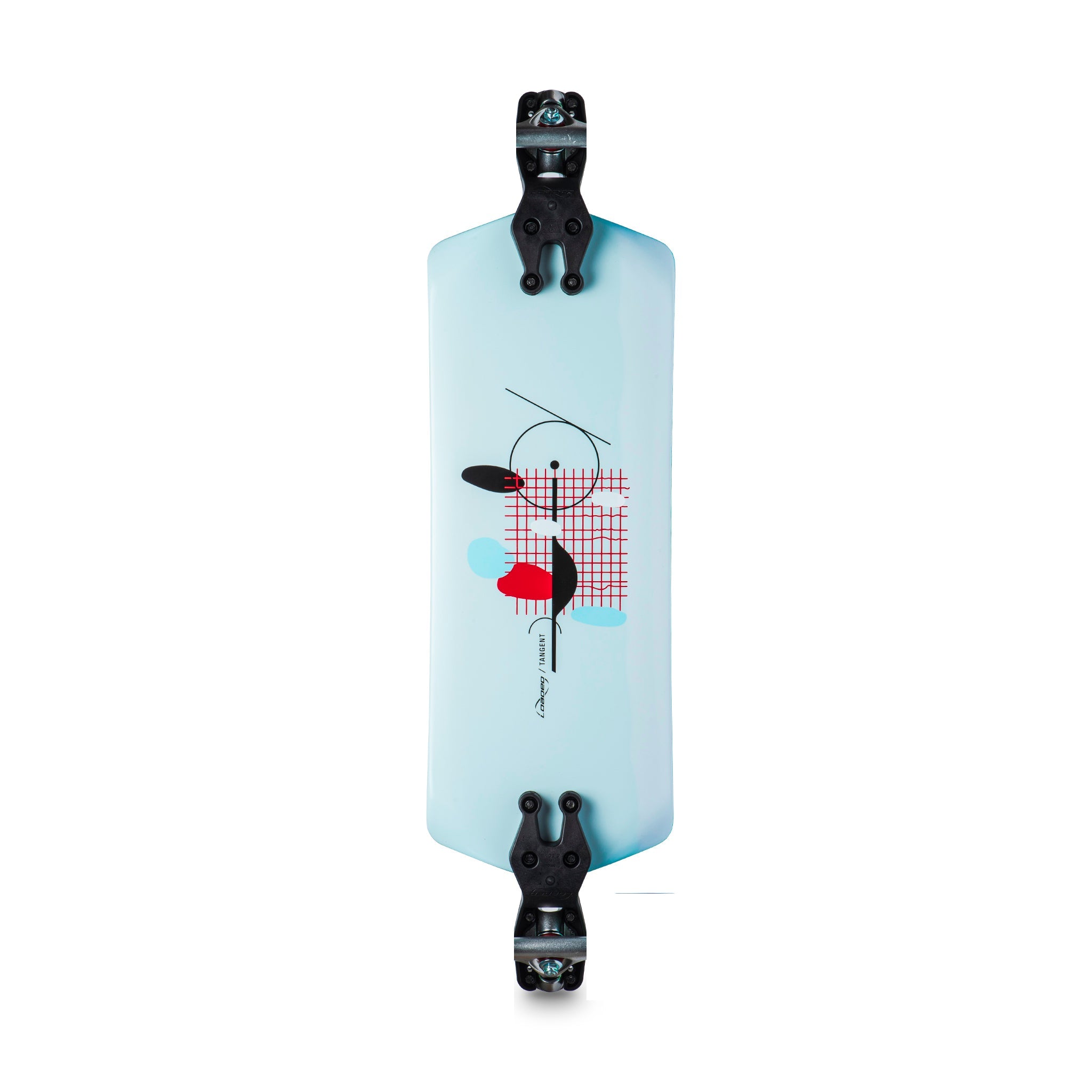Loaded Tangent Longboard Deck with Bracket