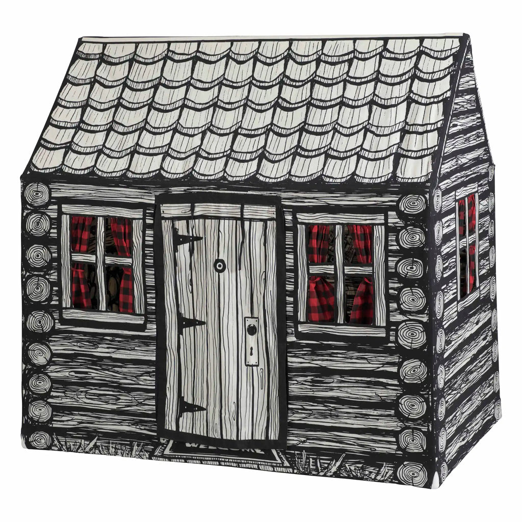 Log Cabin Play Tent for Kids