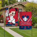 Los Angeles Angels Garden Flag 2 Sided Mickey Mouse Disney