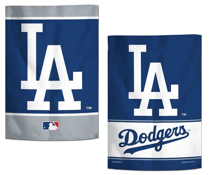 Los Angeles Dodgers Garden Flag 2 Sided LA Logo