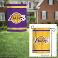 Los Angeles Lakers 2 Sided Purple Yellow Garden Flag