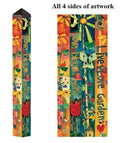 Love Garden Art Pole 40 Inches Tall Live Love Garden