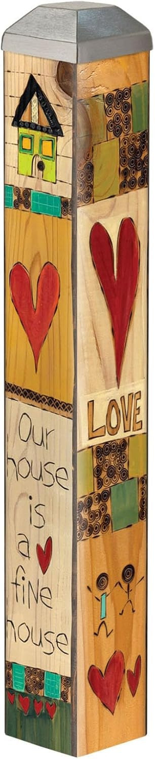 Love Is Family 10 Inch Art Pole