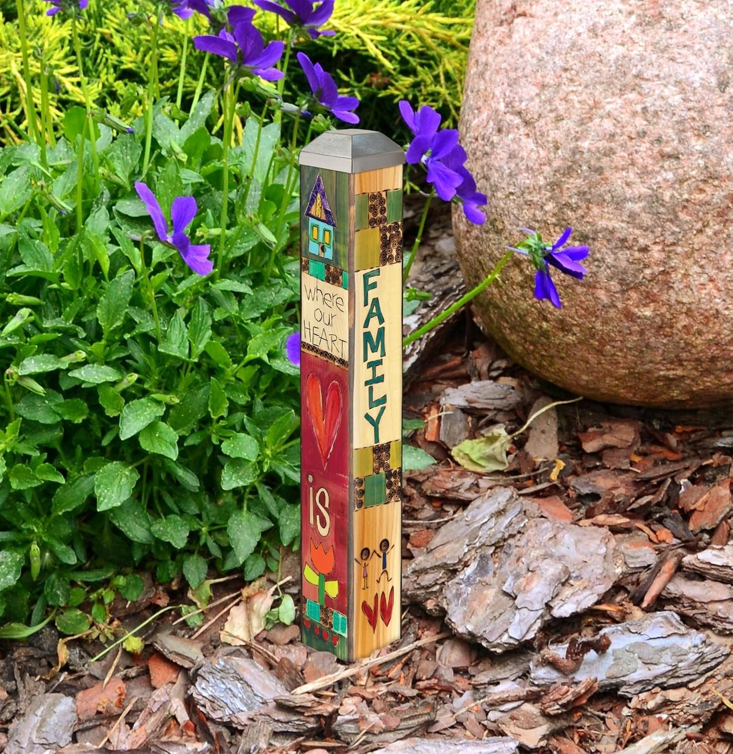 Love Is Family 10 Inch Art Pole