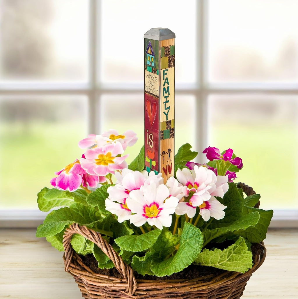 Love Is Family 10 Inch Art Pole