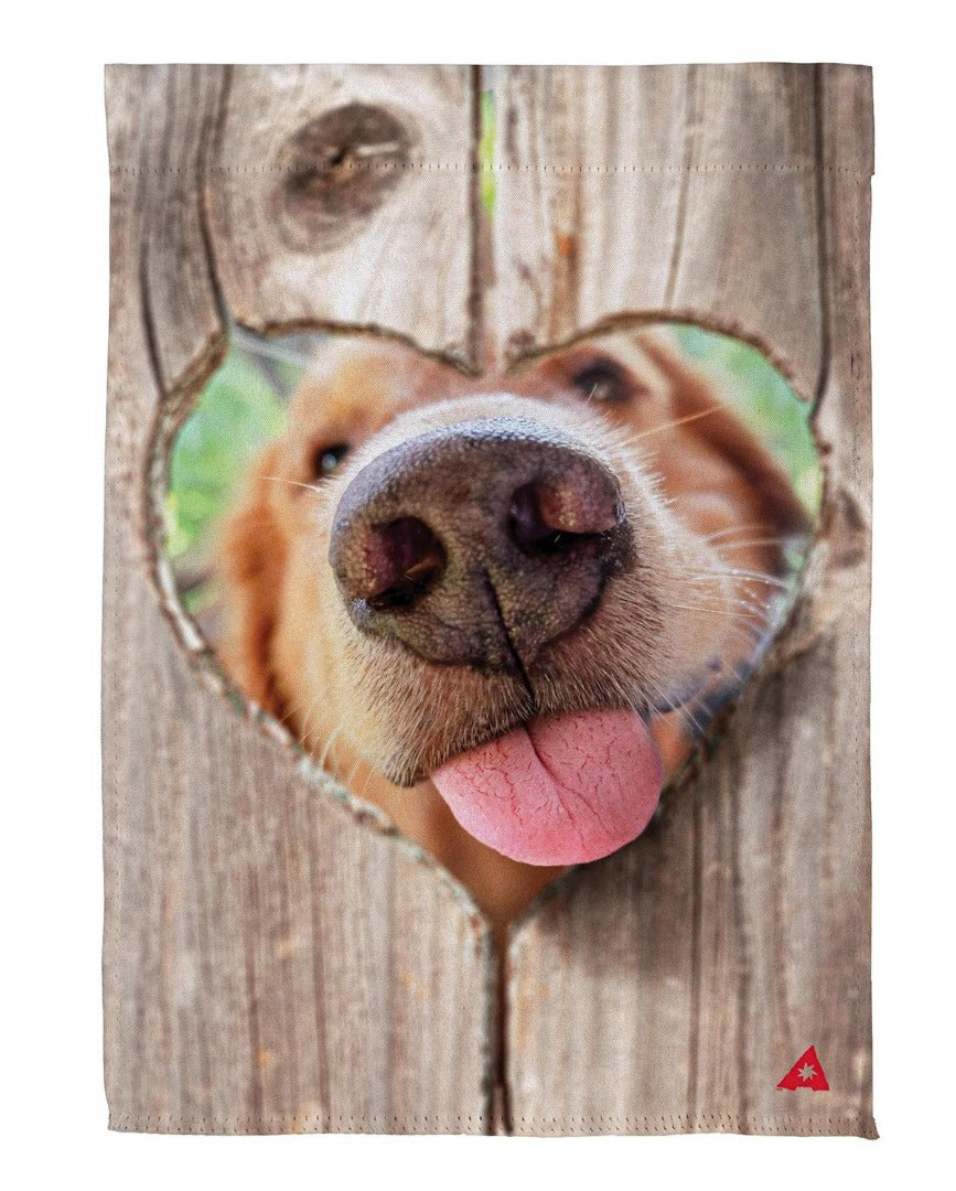 Love Smack 2 Sided Garden Flag