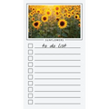 To Do List Notepad: Sunflowers, Checklist, Task Planner for Grocery Shopping, Planning, Organizing - Paperback