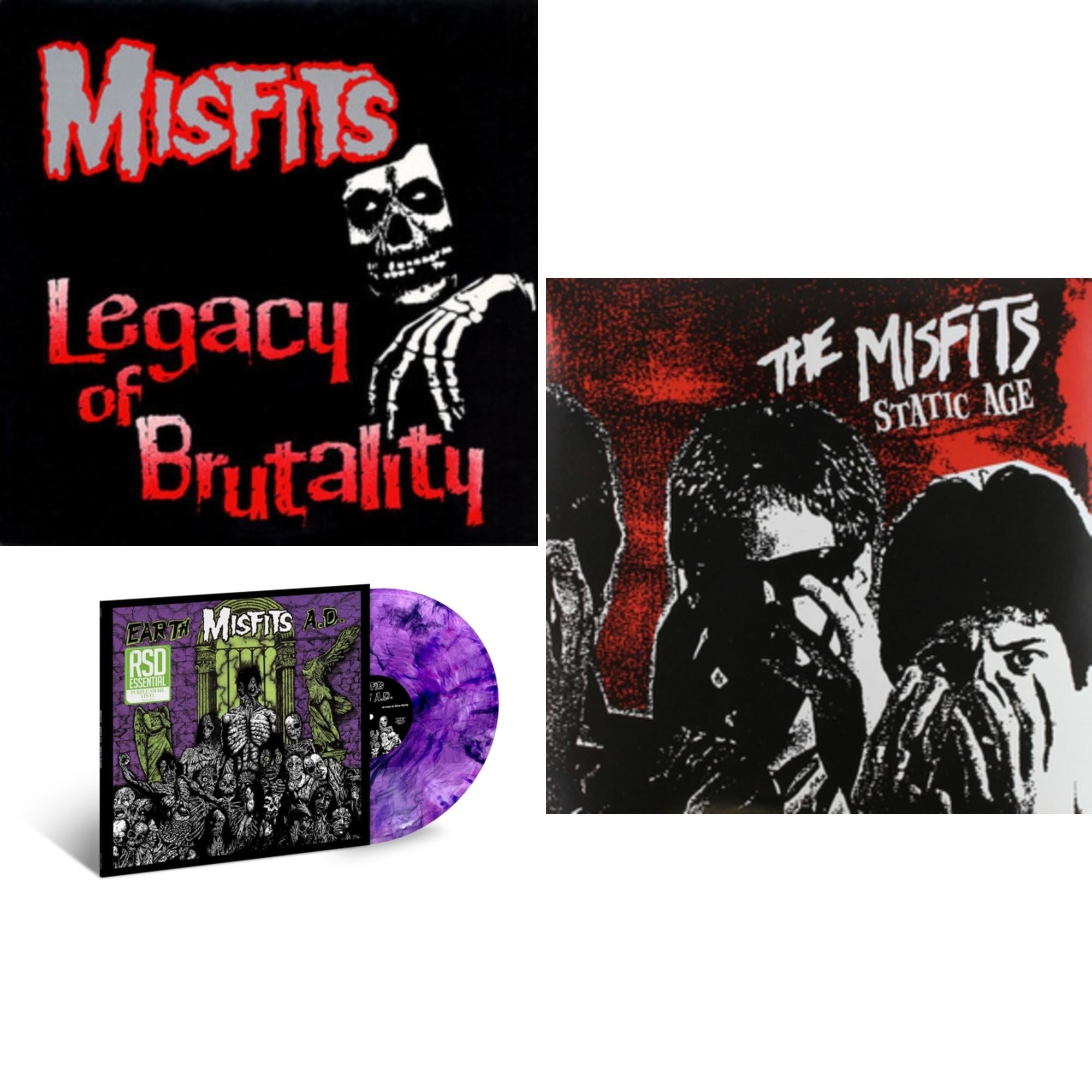 Misfits - Legacy Of Brutality & Static Age & Earth A.D. / Wolfs Blood (Purple Swirl LP Vinyl) (Rsd Essential)