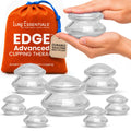 EDGE™ Cupping Set Clear, 8 Cups (2L, 2M, 4S)