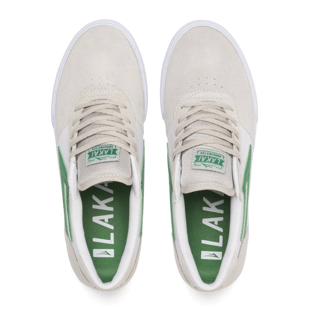 Lakai Shoes Manchester - White/Grass Suede