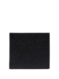 THOM BROWNE Leather Bifold Wallet with Stripe Detail