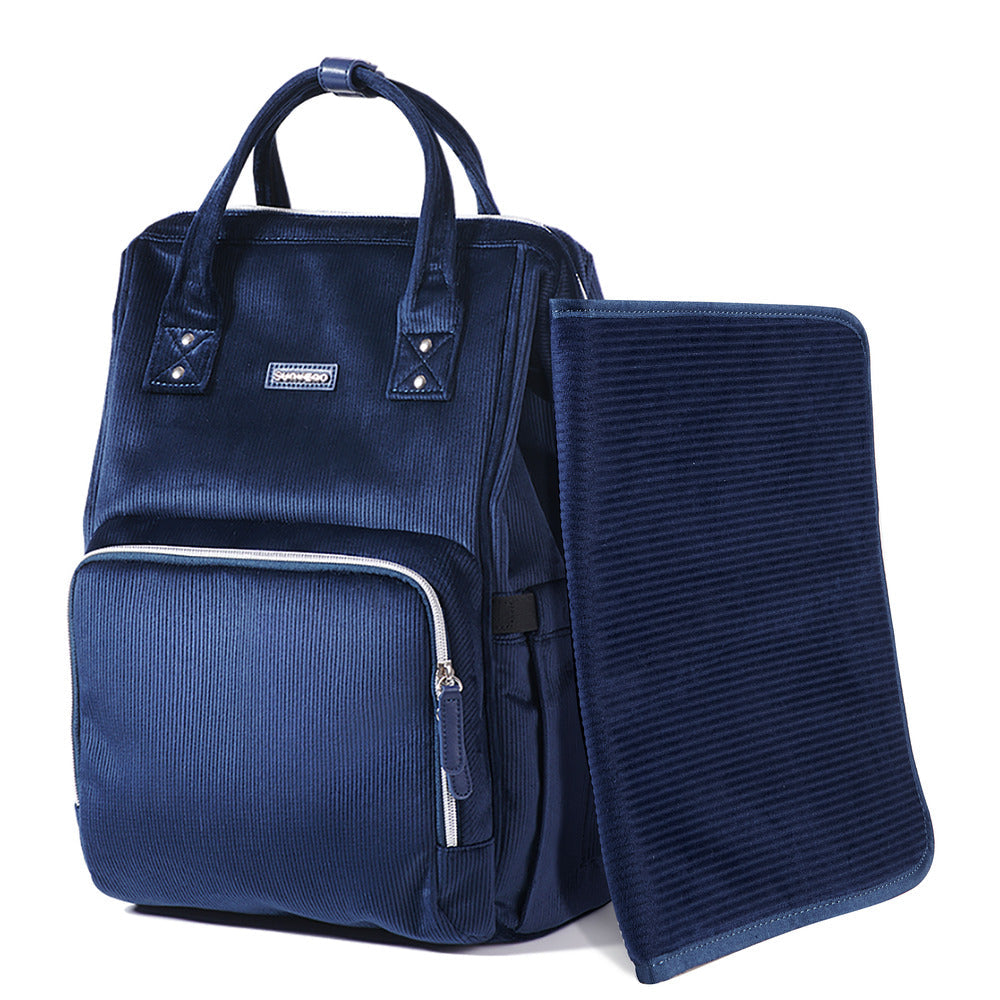 Corduroy Diaper Backpack