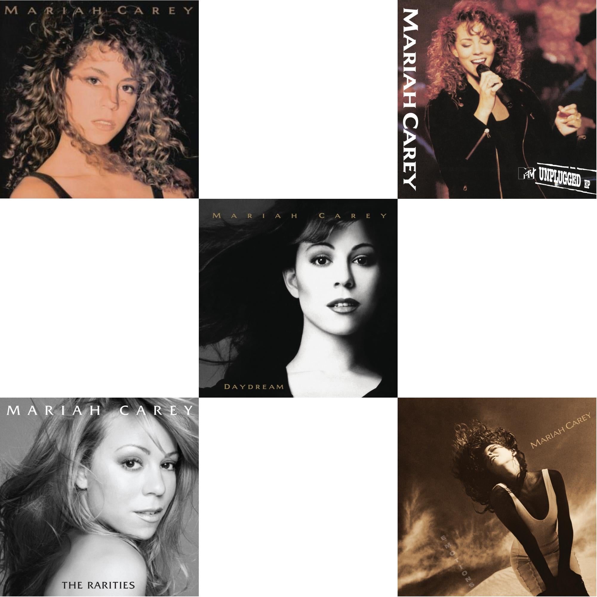 Mariah Carey - Mariah Carey & Emotions & Mtv Unplugged & Daydream & Rarities (4LP)