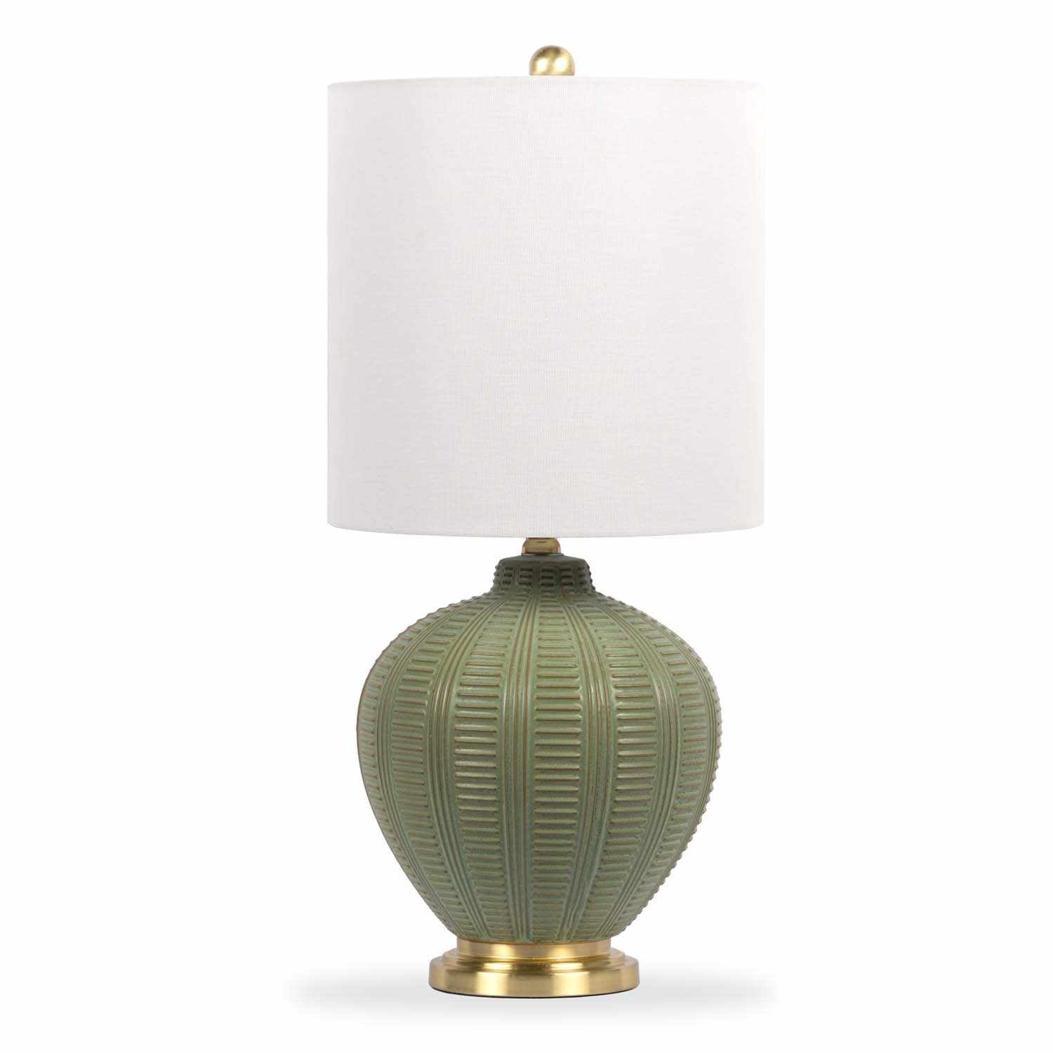McMurray Green Textured Table Lamp - Clearance