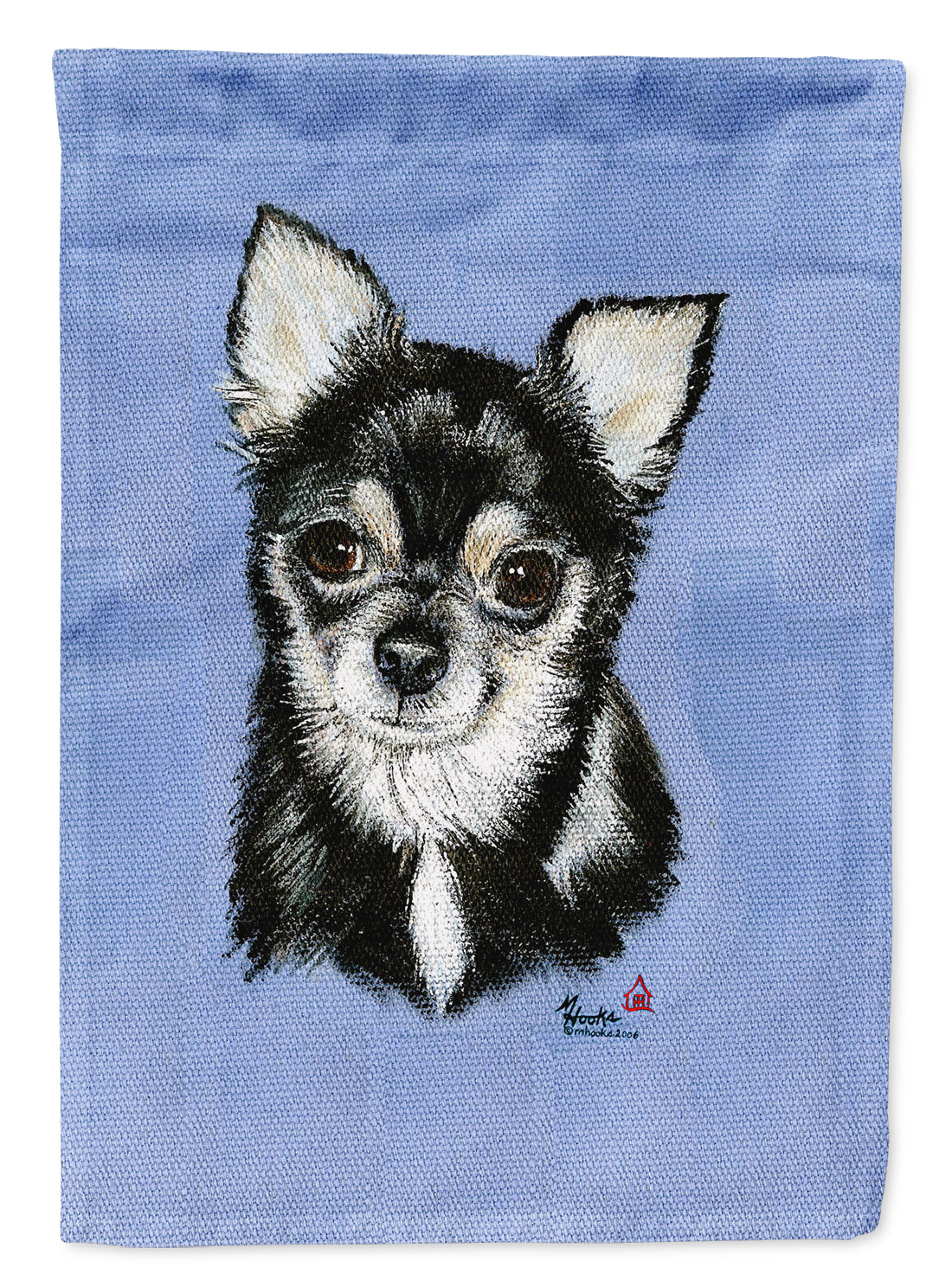 Chihuahua in blue Garden Flag Mailbox Decorative Yard Banner Outside Patio Artwork for Flower Beds, Garden Size, Multicolor