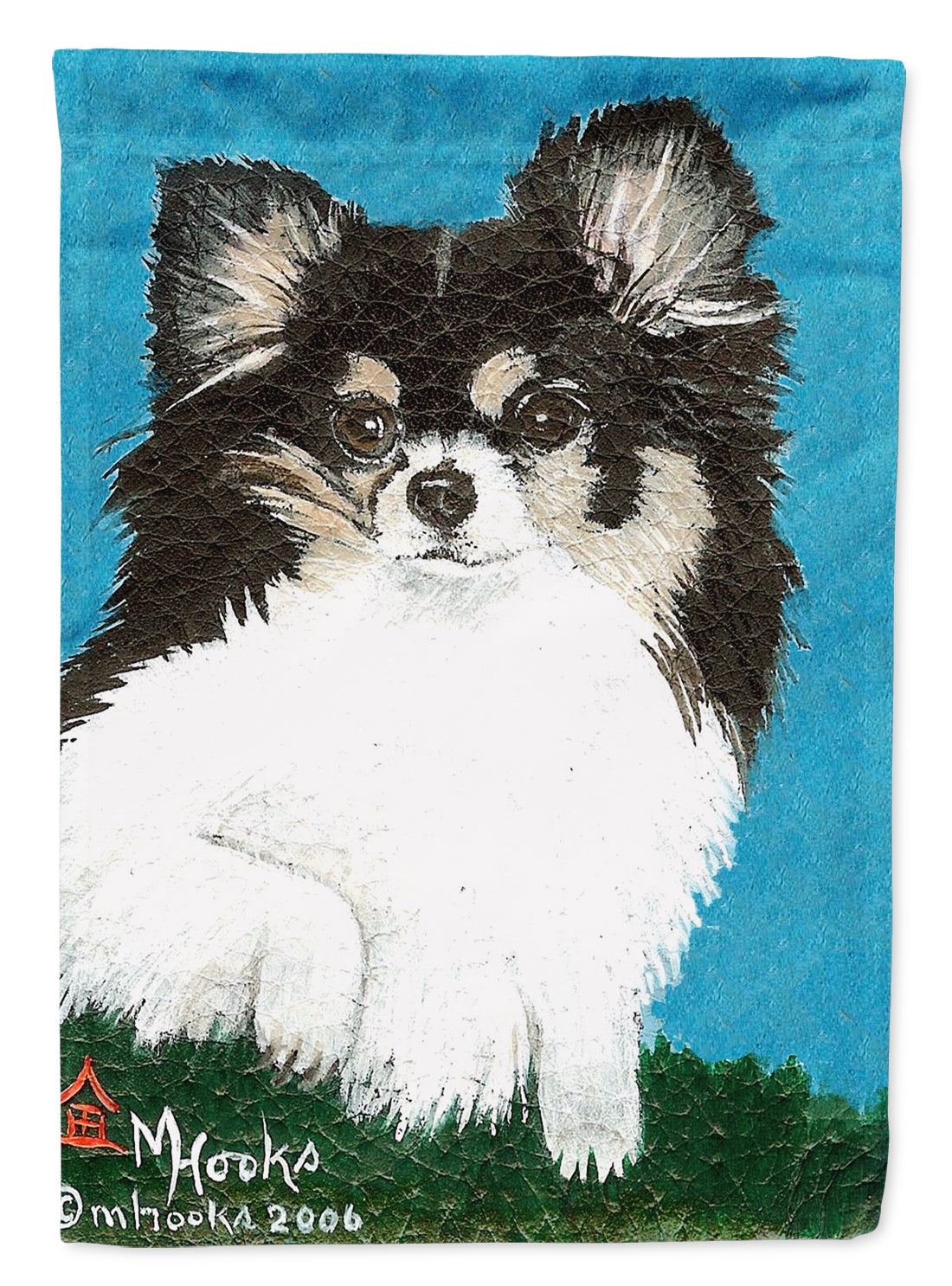 Chihuahua Cute Face Garden Flag Mailbox Decorative Yard Banner Outside Patio Artwork for Flower Beds, Garden Size, Multicolor