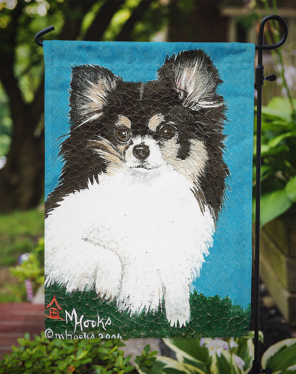 Chihuahua Cute Face Garden Flag Mailbox Decorative Yard Banner Outside Patio Artwork for Flower Beds, Garden Size, Multicolor