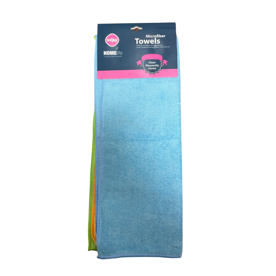 Microfiber Cleaning Towels, 3?pack