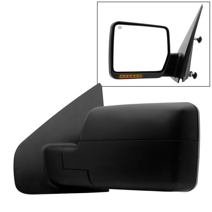 SPYDER Xtune Ford F150 04-06 Power Heated Amber LED Signal OE Mirror Left MIR-03348AEBH-P-L 9935312