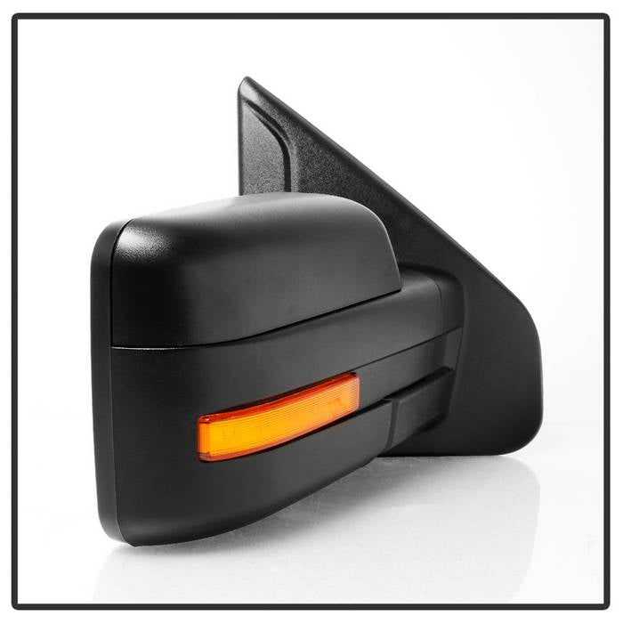 SPYDER xTune 04-06 Ford F-150 Heated Amber Seq LED Signal OEM Pwr Mirrors (Pair) (MIR-03FF04-G2-PW-RAM-SET) 9943164