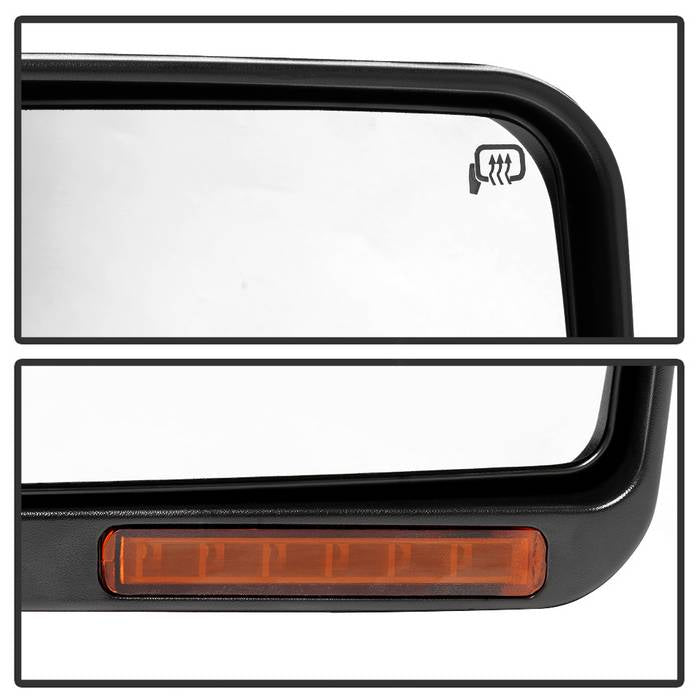 SPYDER xTune 04-06 Ford F-150 Heated Amber Seq LED Signal OEM Pwr Mirrors (Pair) (MIR-03FF04-G2-PW-RAM-SET) 9943164