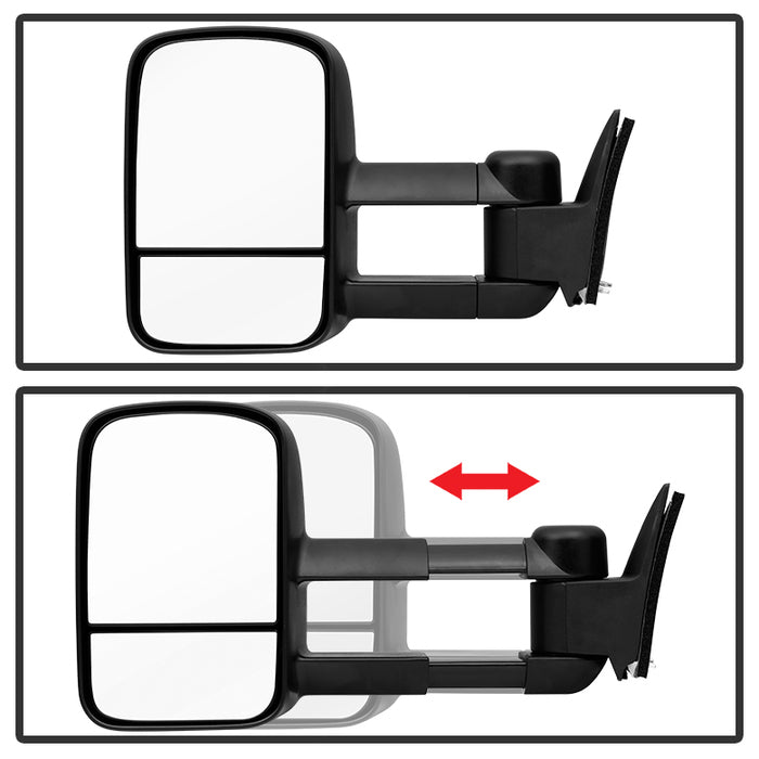 SPYDER Xtune Chevy C10 88-98 Manual Extendable Manual Adjust Mirror Left MIR-CCK88-MA-L 9932854