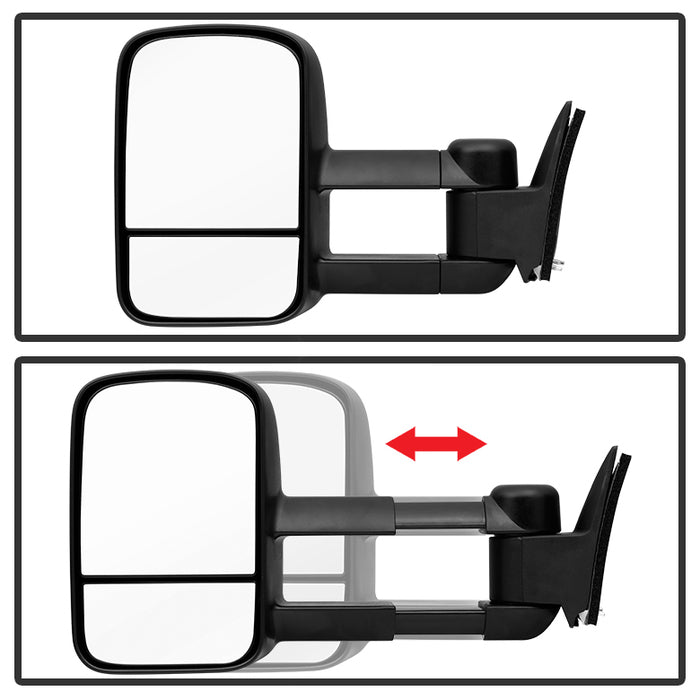 SPYDER xTune Chevy C10 88-98 Manual Extendable - Manual Adjust Mirror - SET MIR-CCK88-MA-SET 9936128