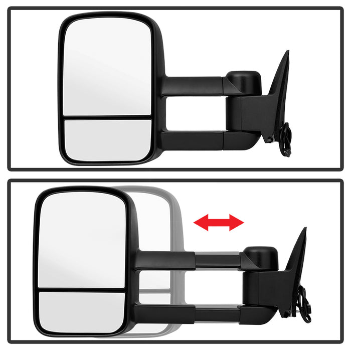 SPYDER xTune Chevy C10 88-98 Manual Extendable - Power Adjust Mirror - SET MIR-CCK88-PW-SET 9936135