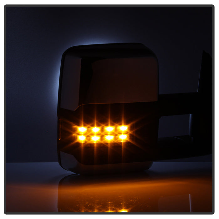 SPYDER xTune Chevy Silverado 03-06 Heated Amber Signal Telescoping Mirrors Chrome MIR-CS03S-G3C-PWH-AM-SET 9936753