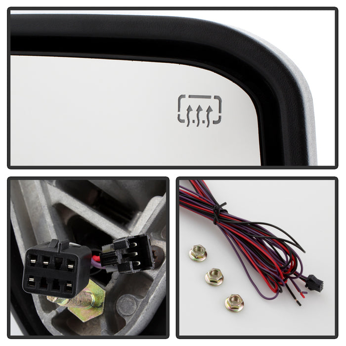 SPYDER xTune Chevy Silverado 99-02 G2 Heated Amber LED Signal Telescoping Mirrors MIR-CS99S-G2-PWH-AM-SET 9936678